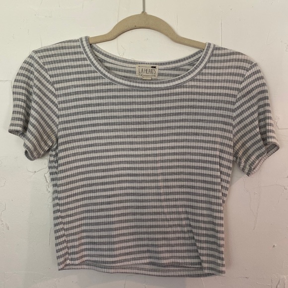 Stripped crop top - Picture 1 of 3